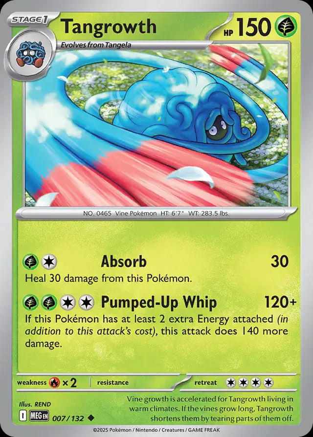 Mega Evolution Tangrowth #007/132